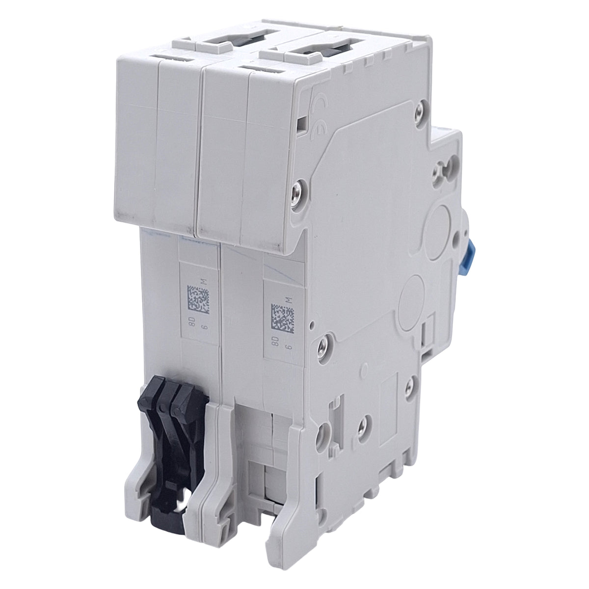 Used Allen Bradley 1492-SPM2D060 Circuit Breaker, 2-Pole, 6A 480Y/277VAC, DIN Rail