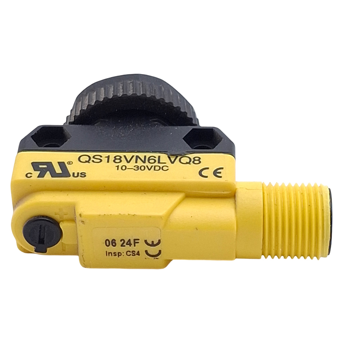 Used Banner QS18VN6LVQ8 Photoelectric Sensor, NPN, 6.5m Range, 10-30VDC, 4-Pin M12