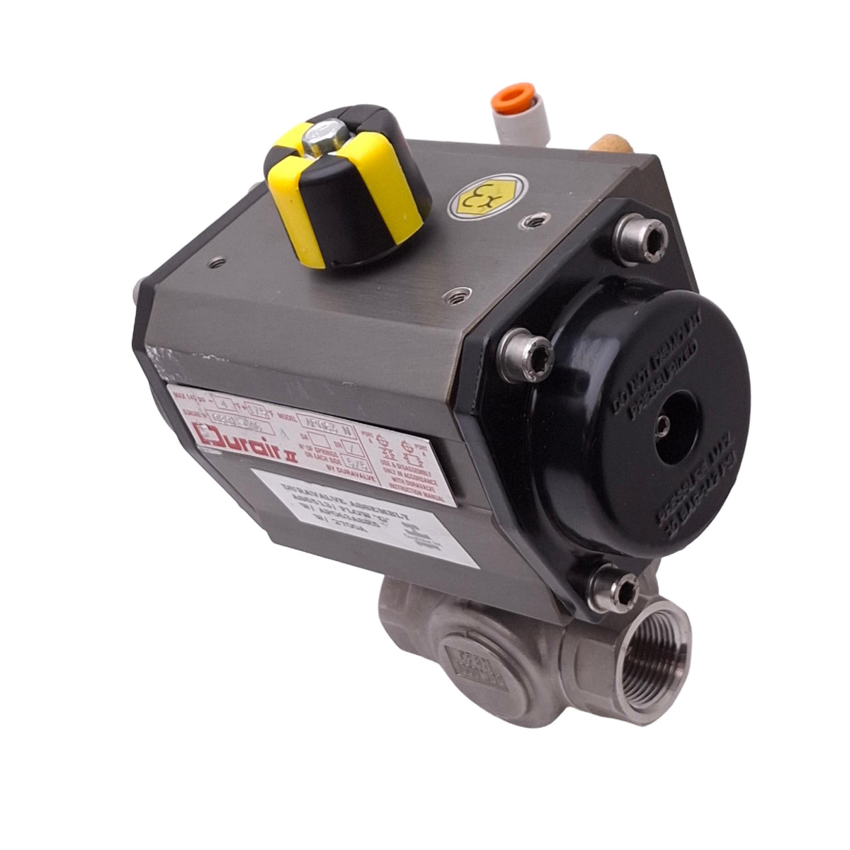 Used Duravalve AP063N Durair II Pneumatic Valve Actuator, 40-120psi, 3/4in NPT