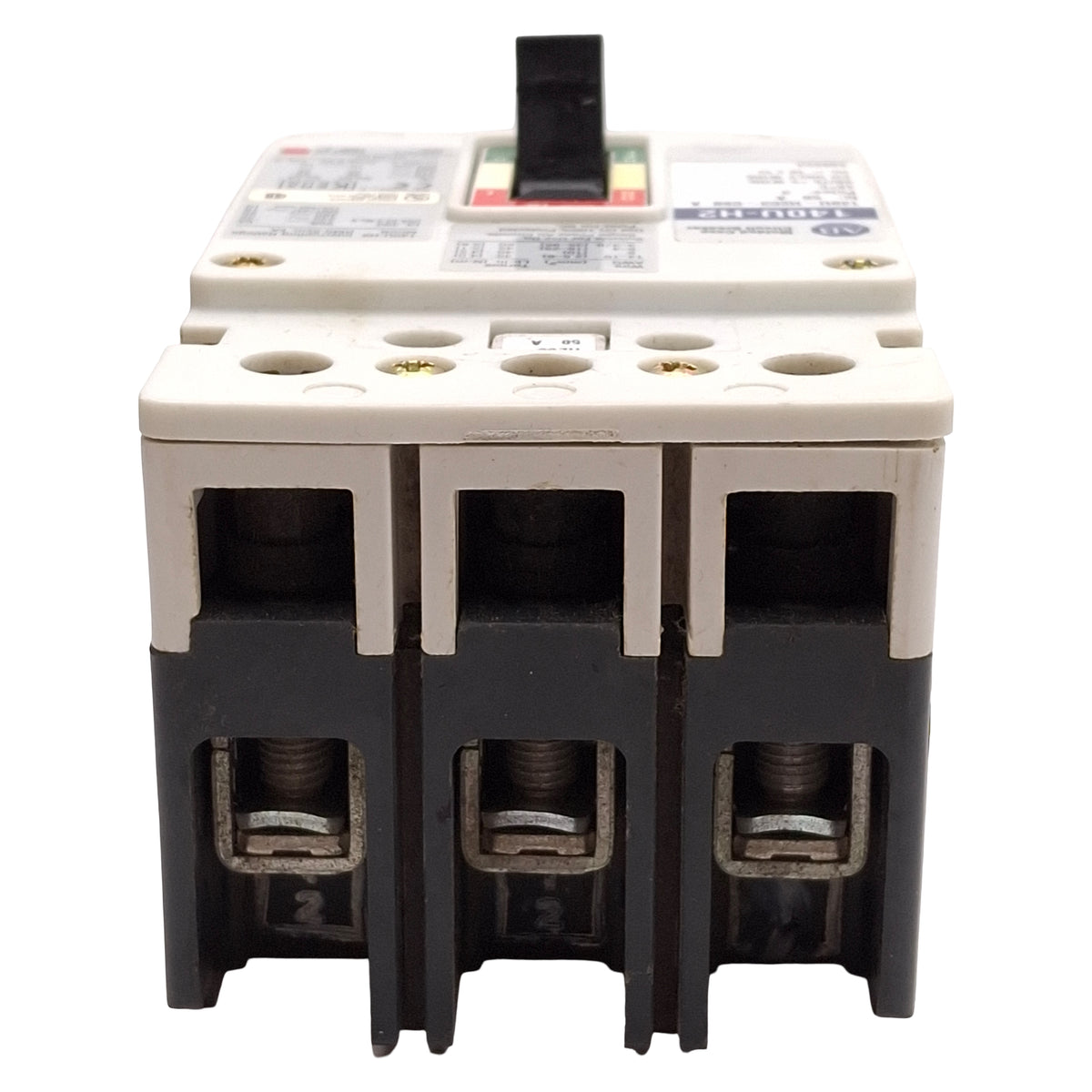 Used Allen Bradley 140U-H2C3-C50 Molded Case Circuit Breaker 3-Pole 50A 600VAC/250VDC