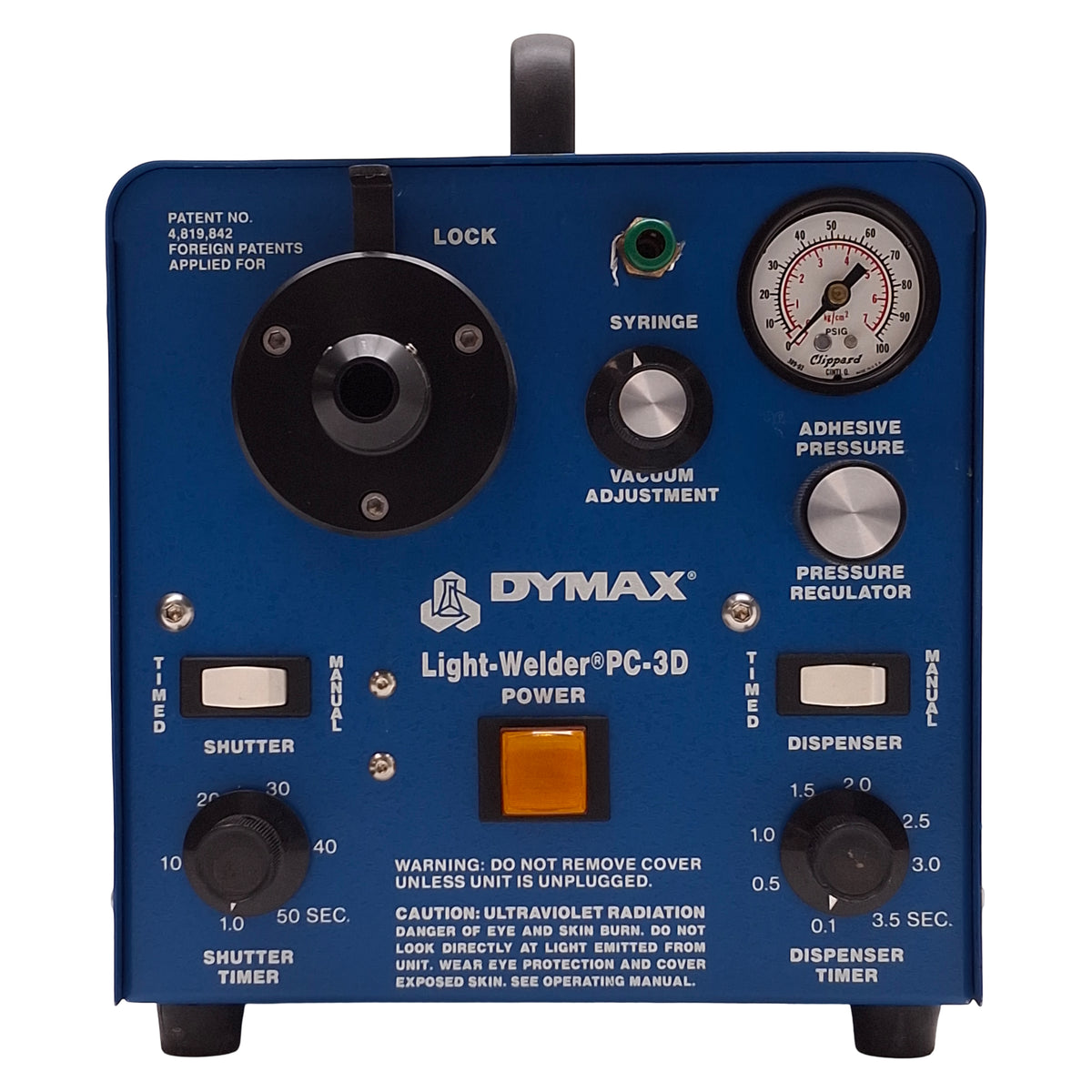Used Dymax PC-3D Light-Welder UV Curing Light Source/Adhesive Dispenser, 120VAC