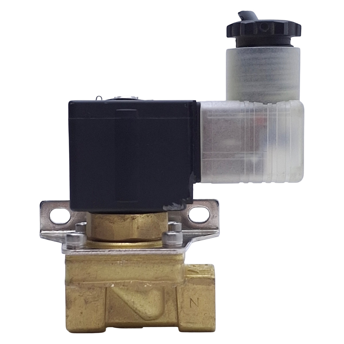 Used SMC VXD2130-03N-5DZ1-B Solenoid Valve 2-Port, 10mm Orifice, 3/8 NPT, 24VDC Coil