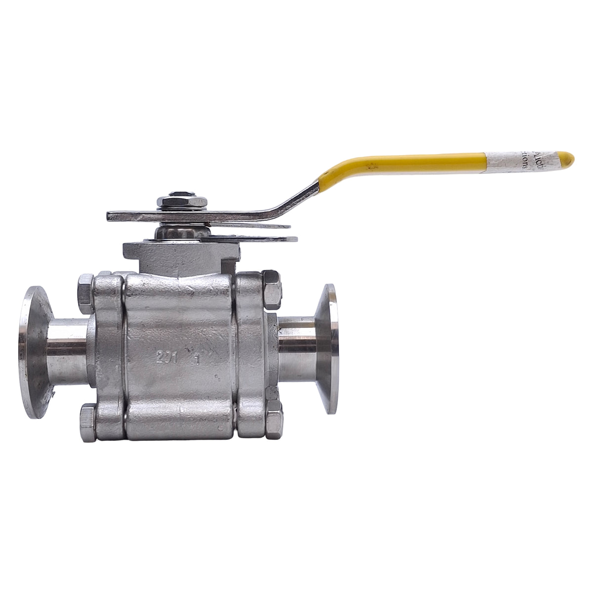 Used Sharpe 1-88-6-6-M-M-CE High Purity Three-Piece Ball Valve 1480psi, 1in Tri-Clamp