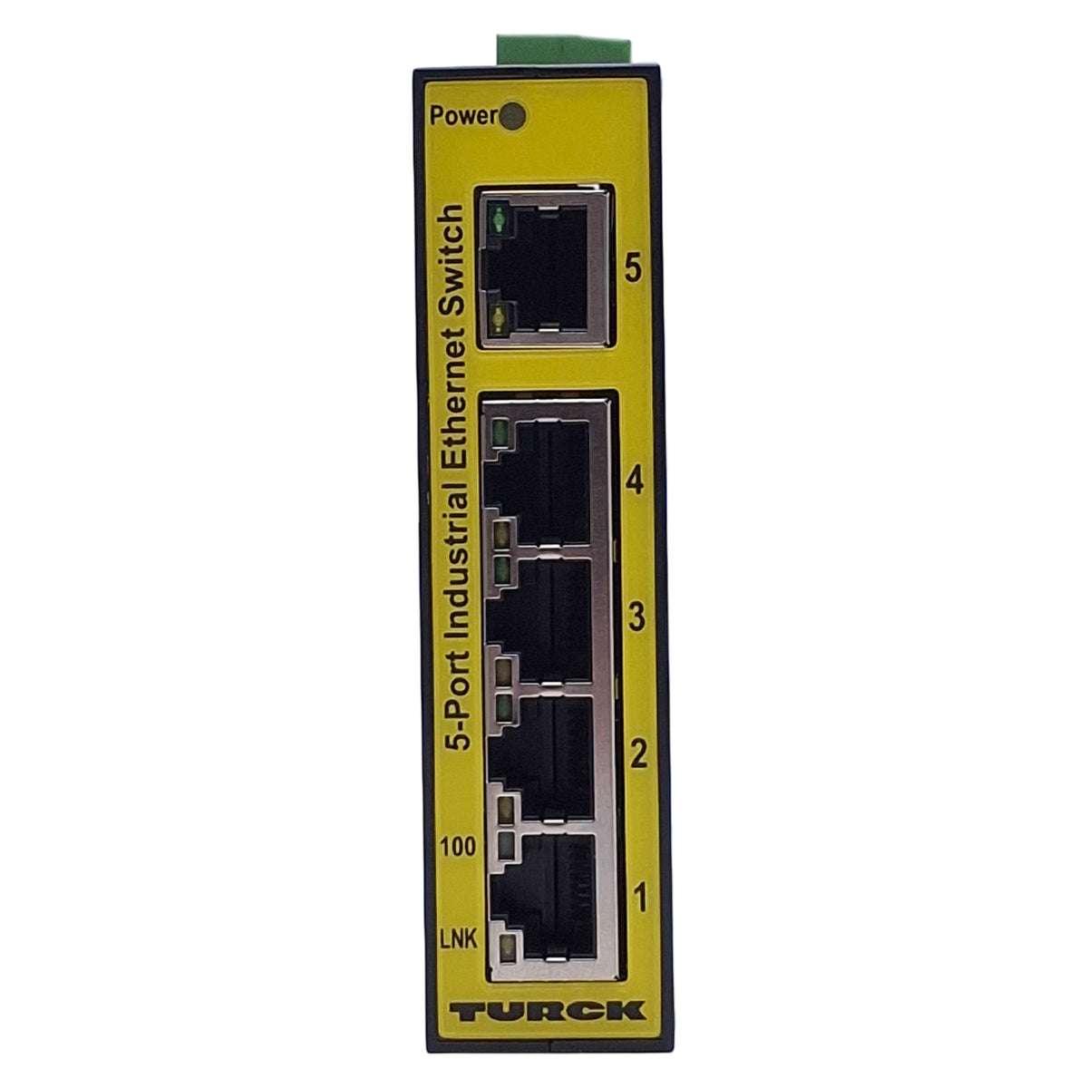 Used Turck SE20-84X-RJ522 Ethernet Unmanaged Switch 5-Port, 10-30VDC, 10/100Mbps