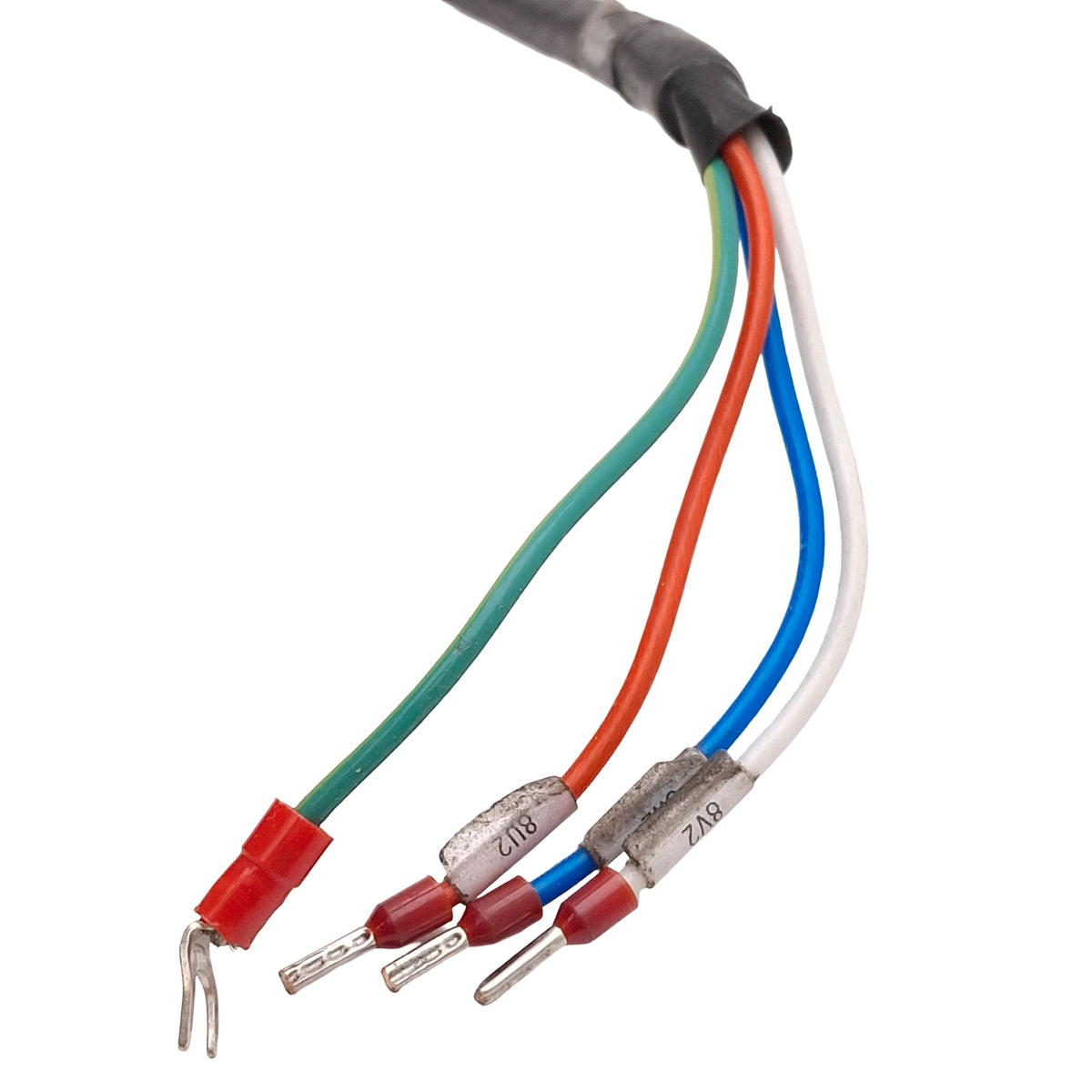 Used Yaskawa JZSP-C7M30G-10-E Sigma-7 Servo Motor Power Cable, 750W & 1.5kW, 10m