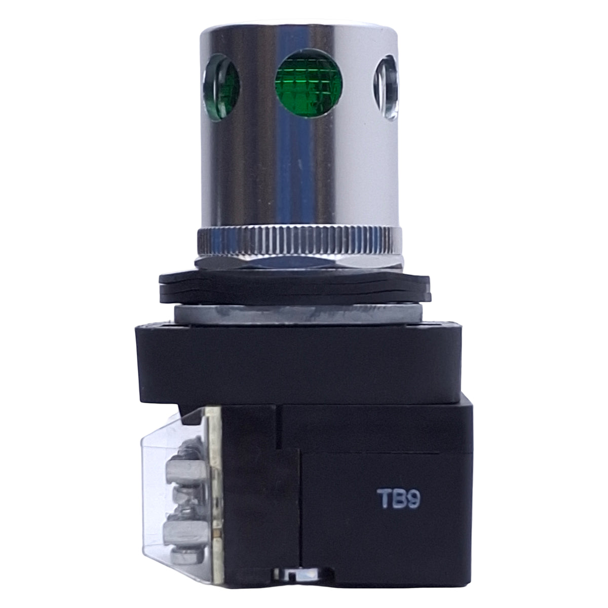 Used Allen Bradley 800T-QAH2G Illumination Green Push Button 1NO+1NC, 12-130V Lamp