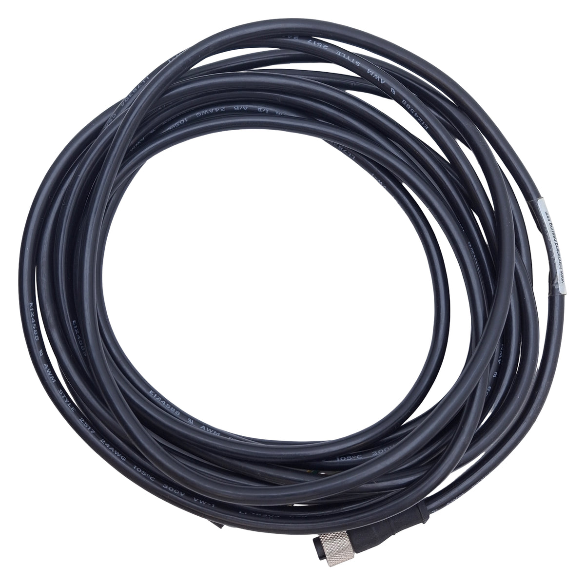 Used Banner MQDC-815 Single-Ended Cordset, 8-Pin M12 Straight Female, 5m Length