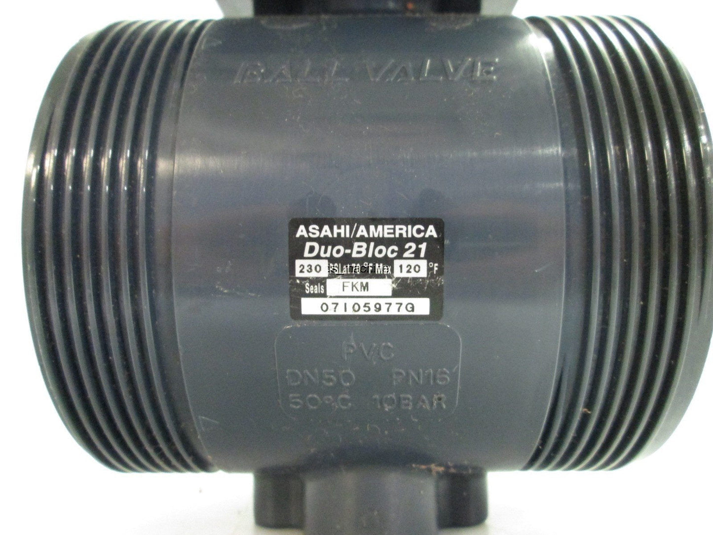 Used Asahi/America 1040N Indicator, Asahi/America FKM DN50-PN16 2" PVC Ball-Valve
