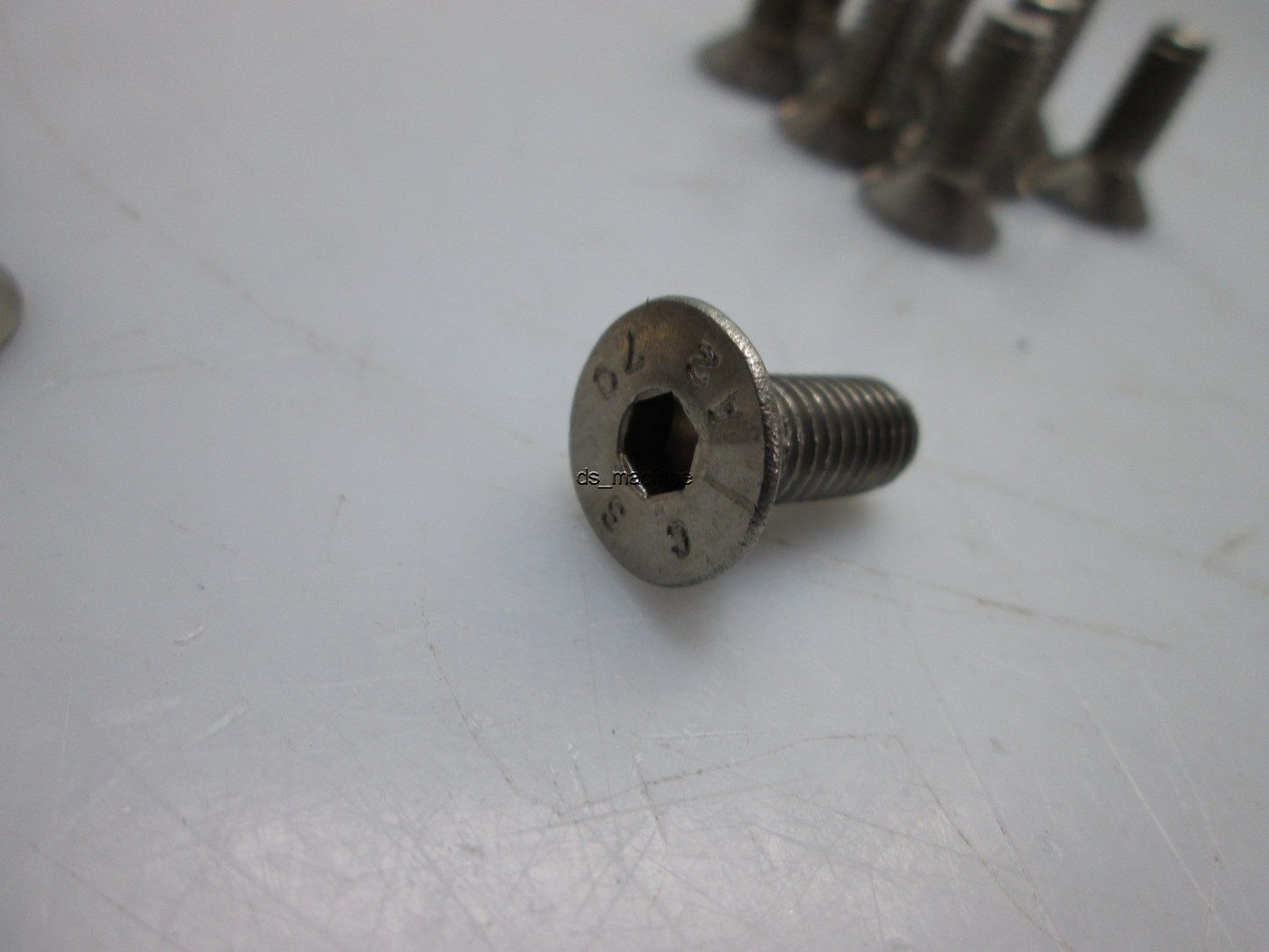 Used Lot of 20 M8-1.25 X 20 Flat Socket Cap