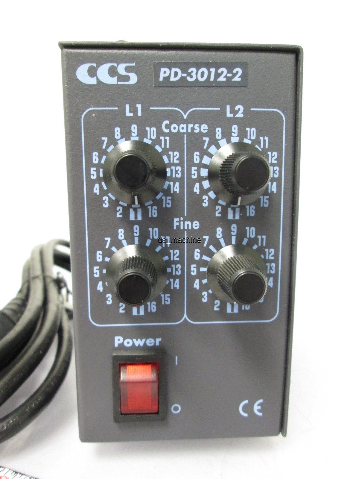 Used CCS PD-3012-2 LED Light Controller 2 Channel 120-240VAC w/Remote Option