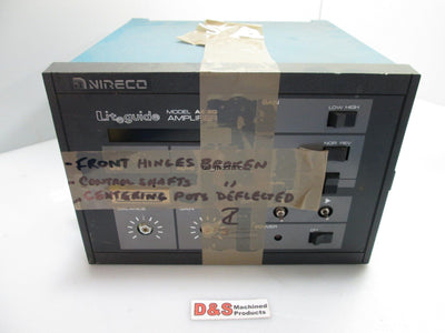For Parts Nireco Liteguide AE50-1/H Amplifier *For Parts Only*