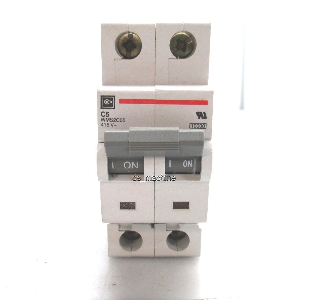 Used Cutler Hammer WMS2C05 C5 2-Pole Circuit Breaker 415V