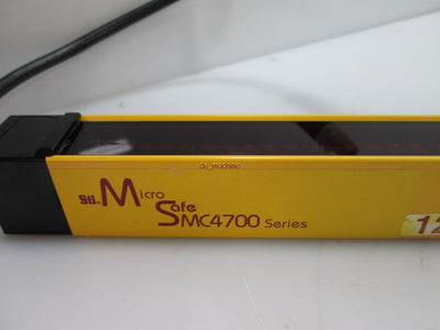 Used STI Micro Safe MC4700 MC47LR-12-500-X Light Curtain 21-1/4" x 1" x 1-1/4"