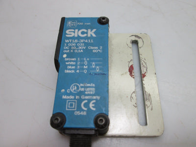 Used SICK WT18-3P411 Photoelectric Switch 10-30VDC, 0.1A, 870nm