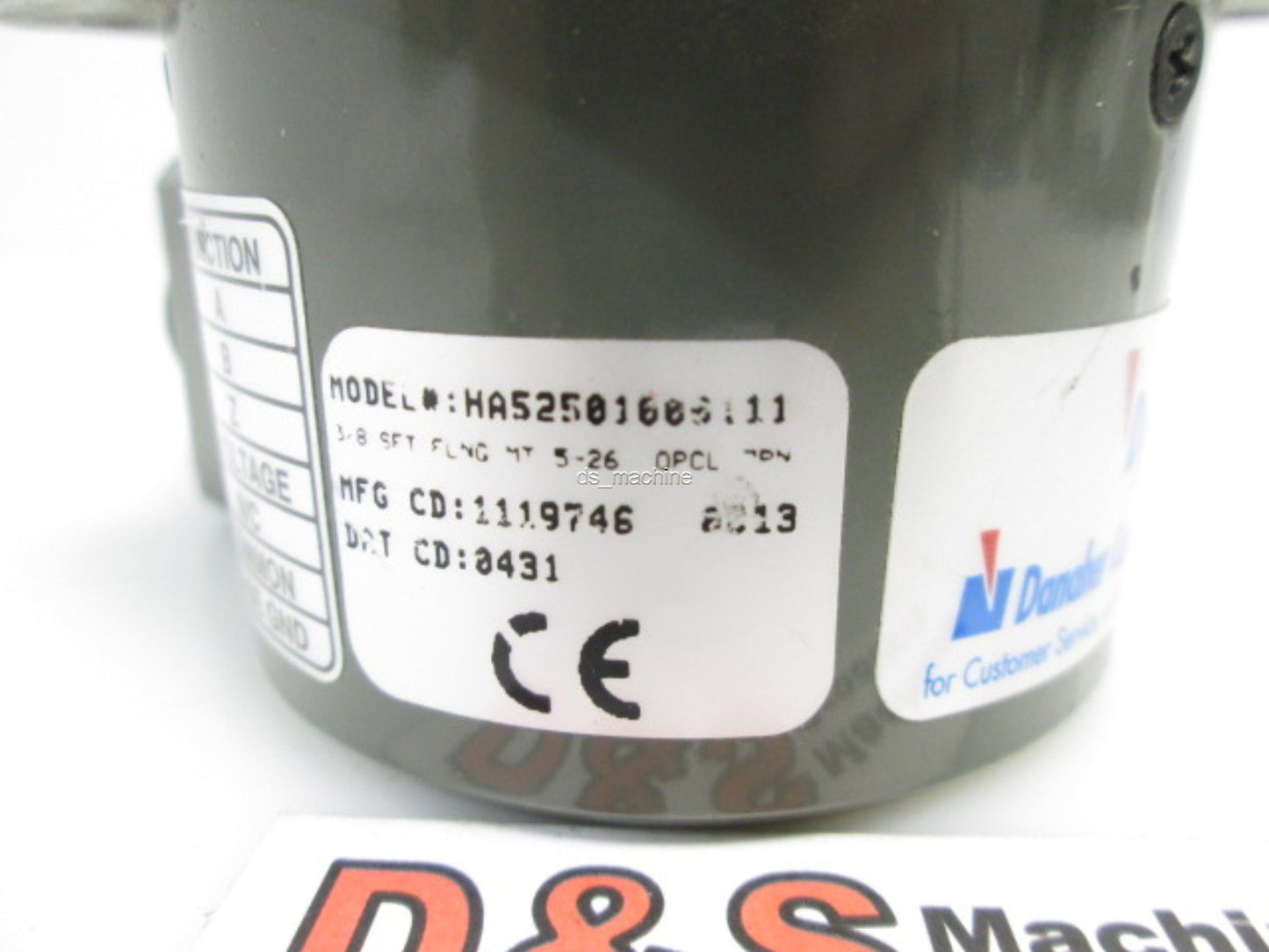 Used Dynapar HA52501606111 Encoder Size 23 3/8" SFT FLNG 5-26V
