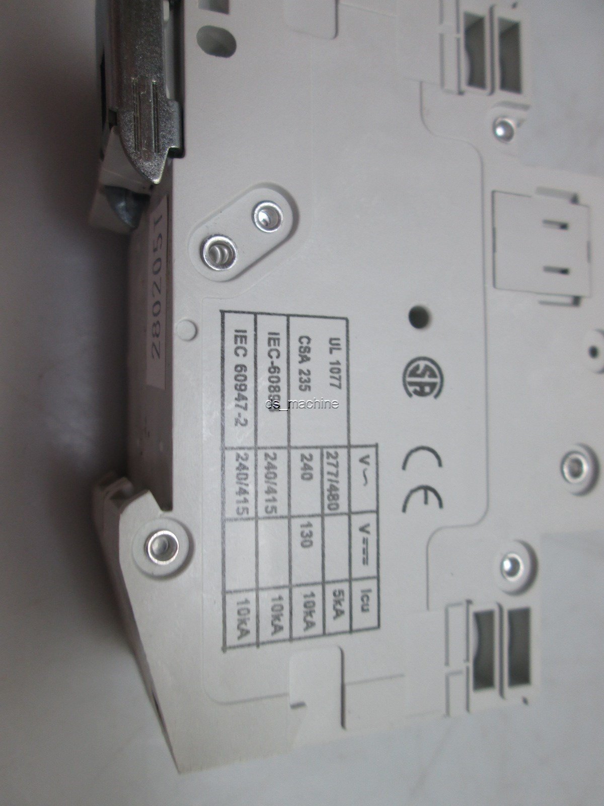 Used Cutler Hammer WMS2D05 Circuit Breaker 5A, 415V, 2-Pole