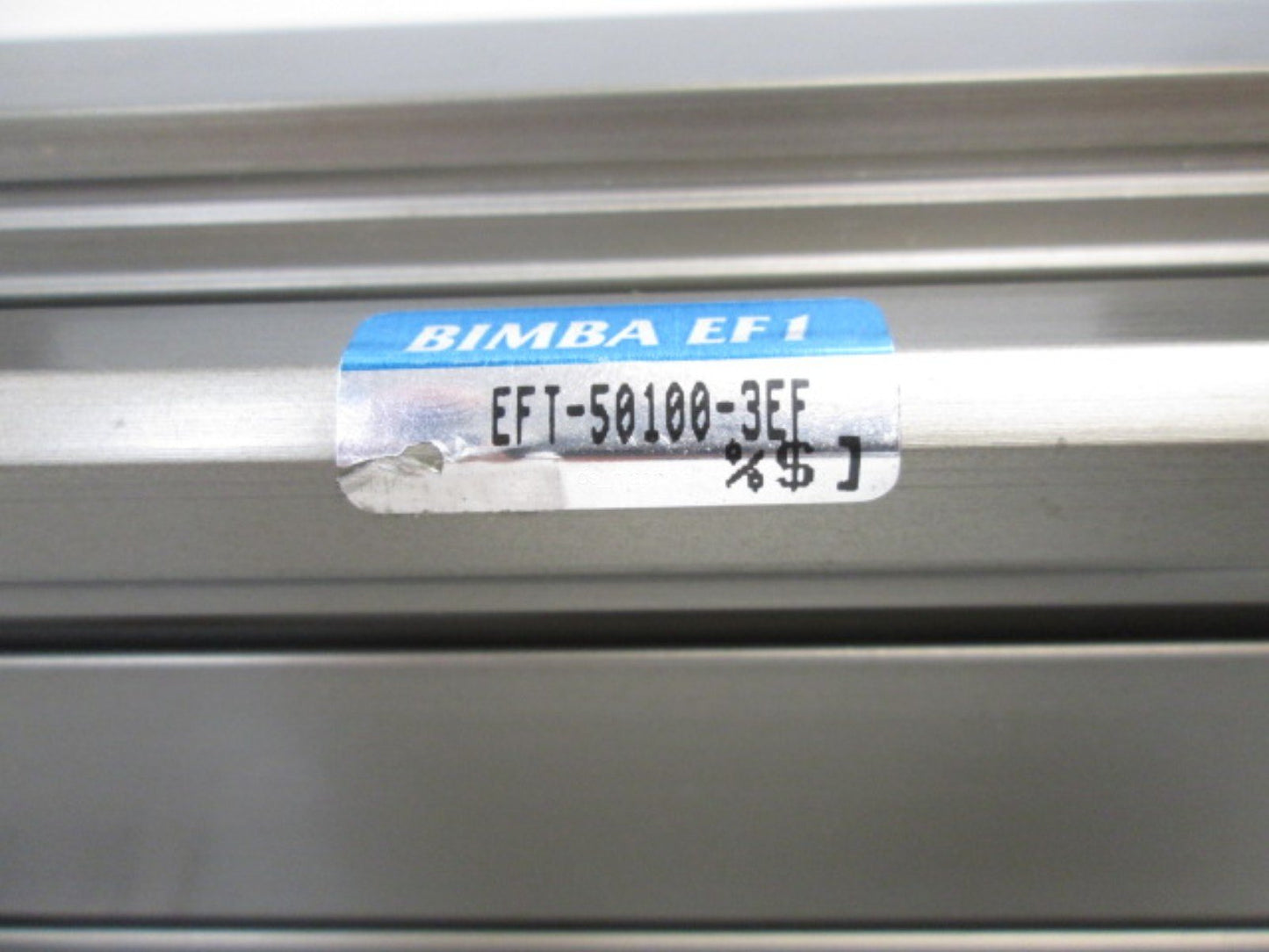 Used Bimba EFT-50100-3EF Pneumatic Cylinder 50mm-Bore 80mm-Stroke