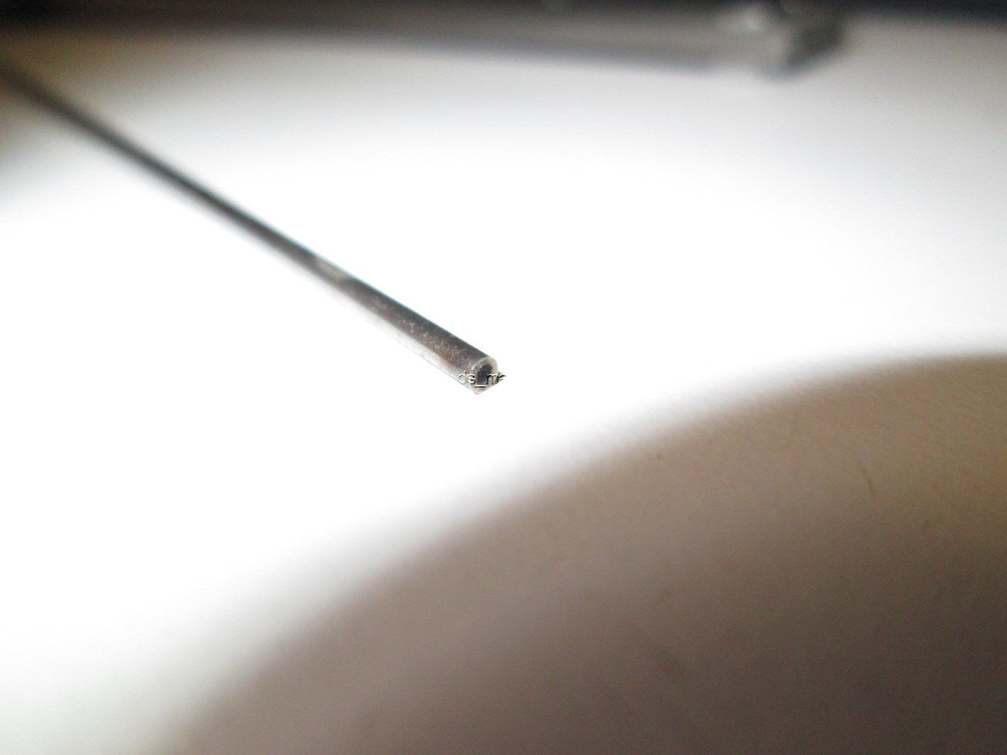 Used Stainless Steel Round Tubing 0.060" OD 0.01" Wall Thickness 60" Length