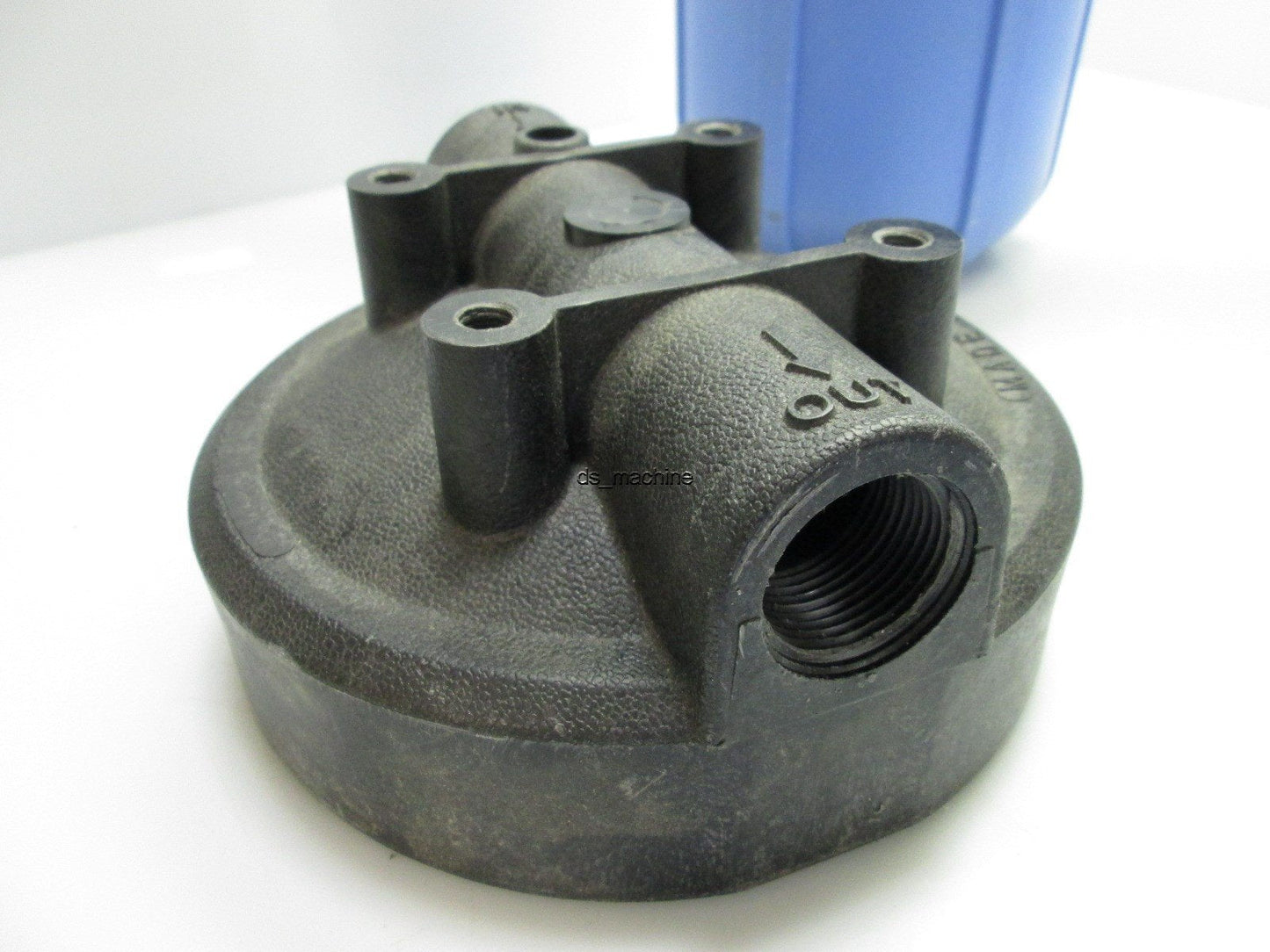 Used Filter Housing 5-1/4" Inner Diameter, 10-1/4" Depth, 1" NPT Outlet/Inlet
