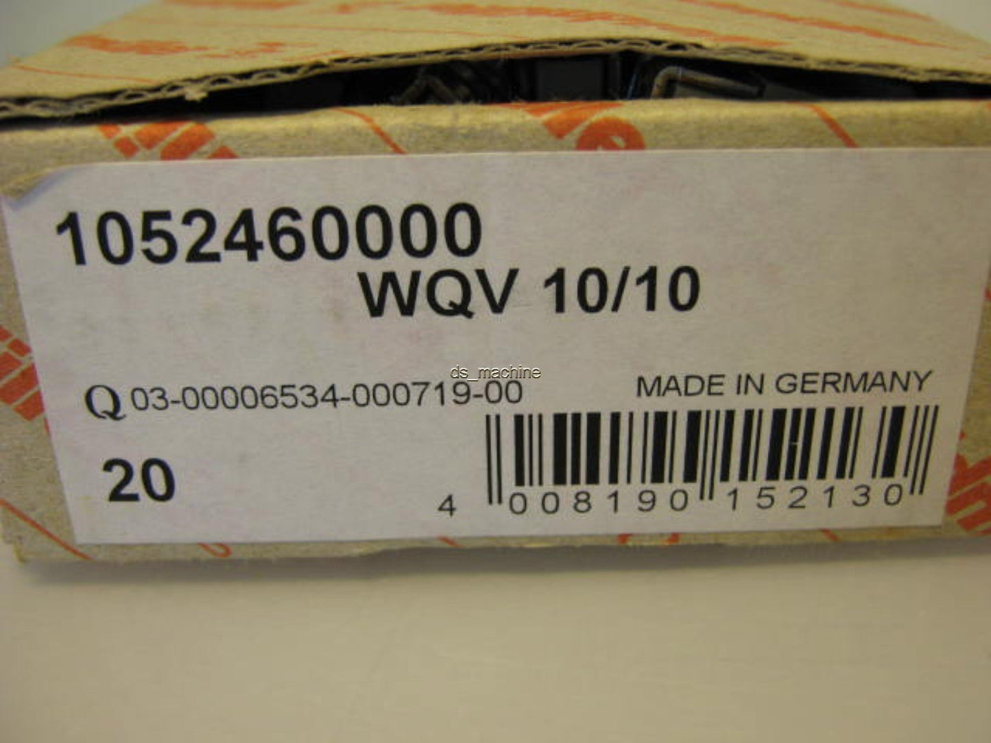 New Weidmuller WQV10/10 Jumpers 20 per Box 1052460000