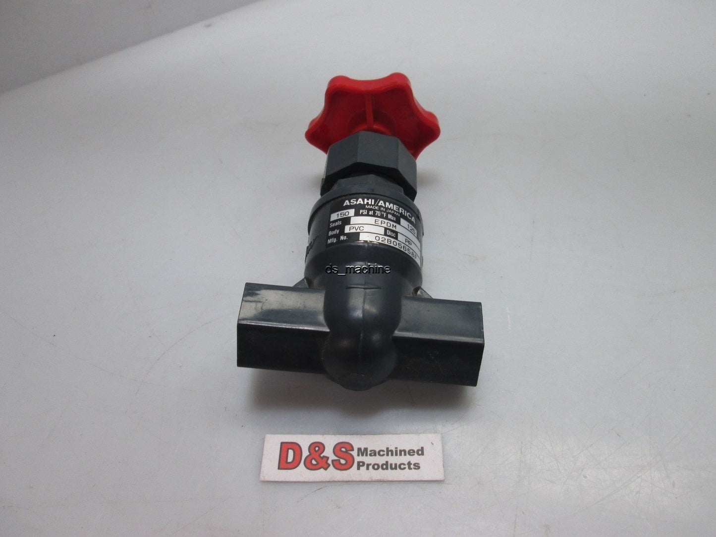 Used Asahi/America EPDM 1/2" PVC Duo-Block Turn Valve 150PSI