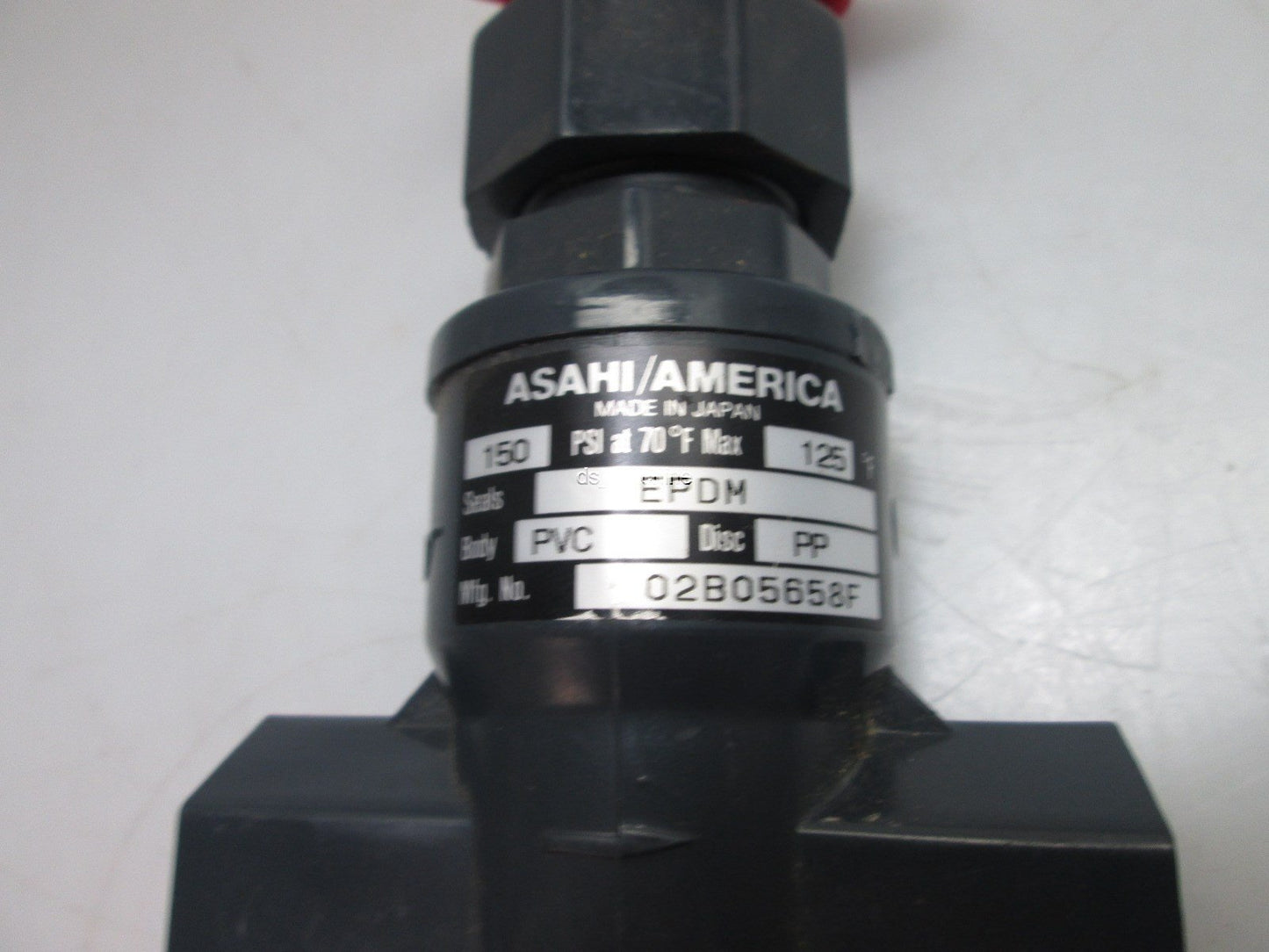 Used Asahi/America EPDM 1/2" PVC Duo-Block Turn Valve 150PSI