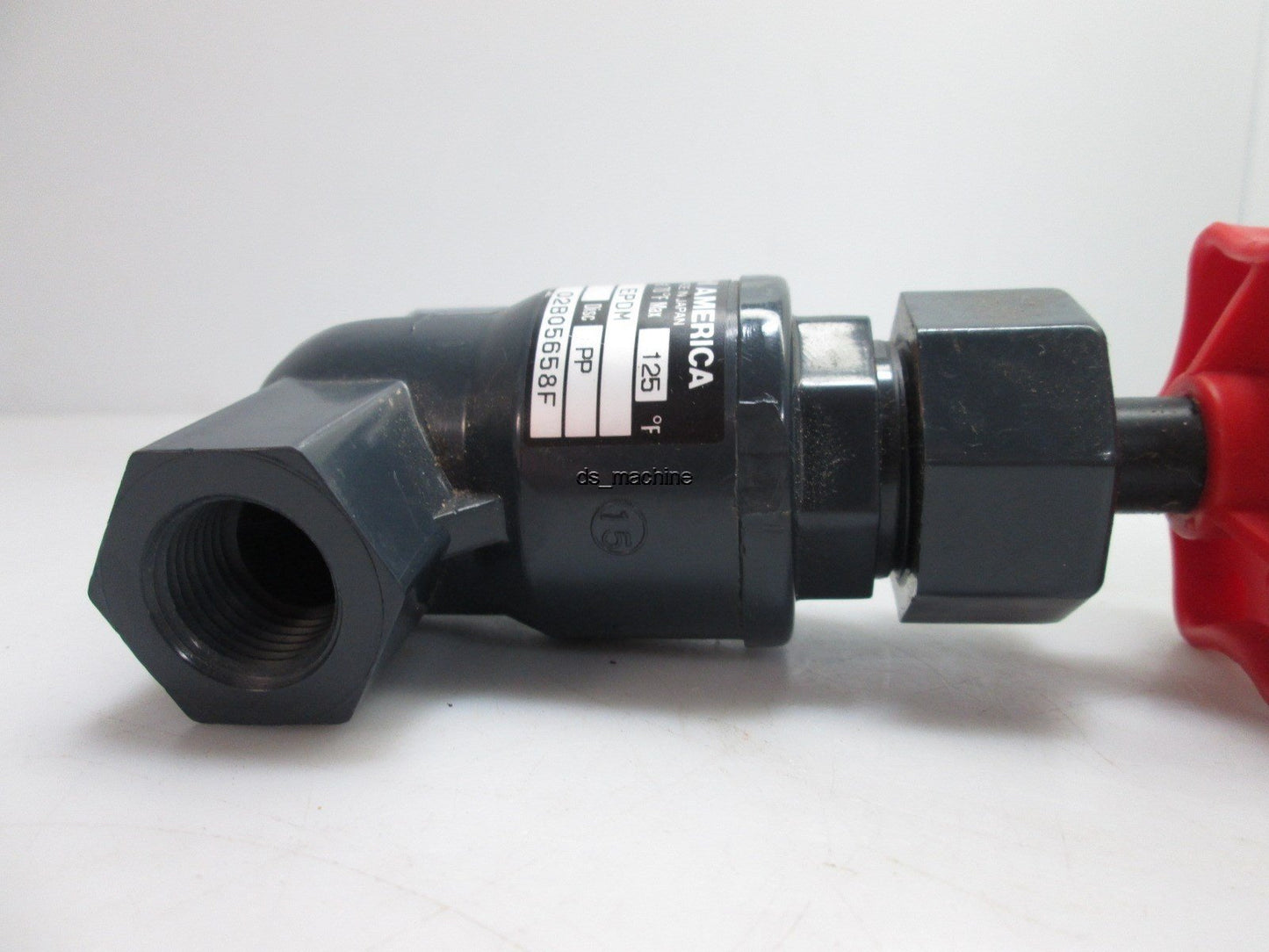 Used Asahi/America EPDM 1/2" PVC Duo-Block Turn Valve 150PSI