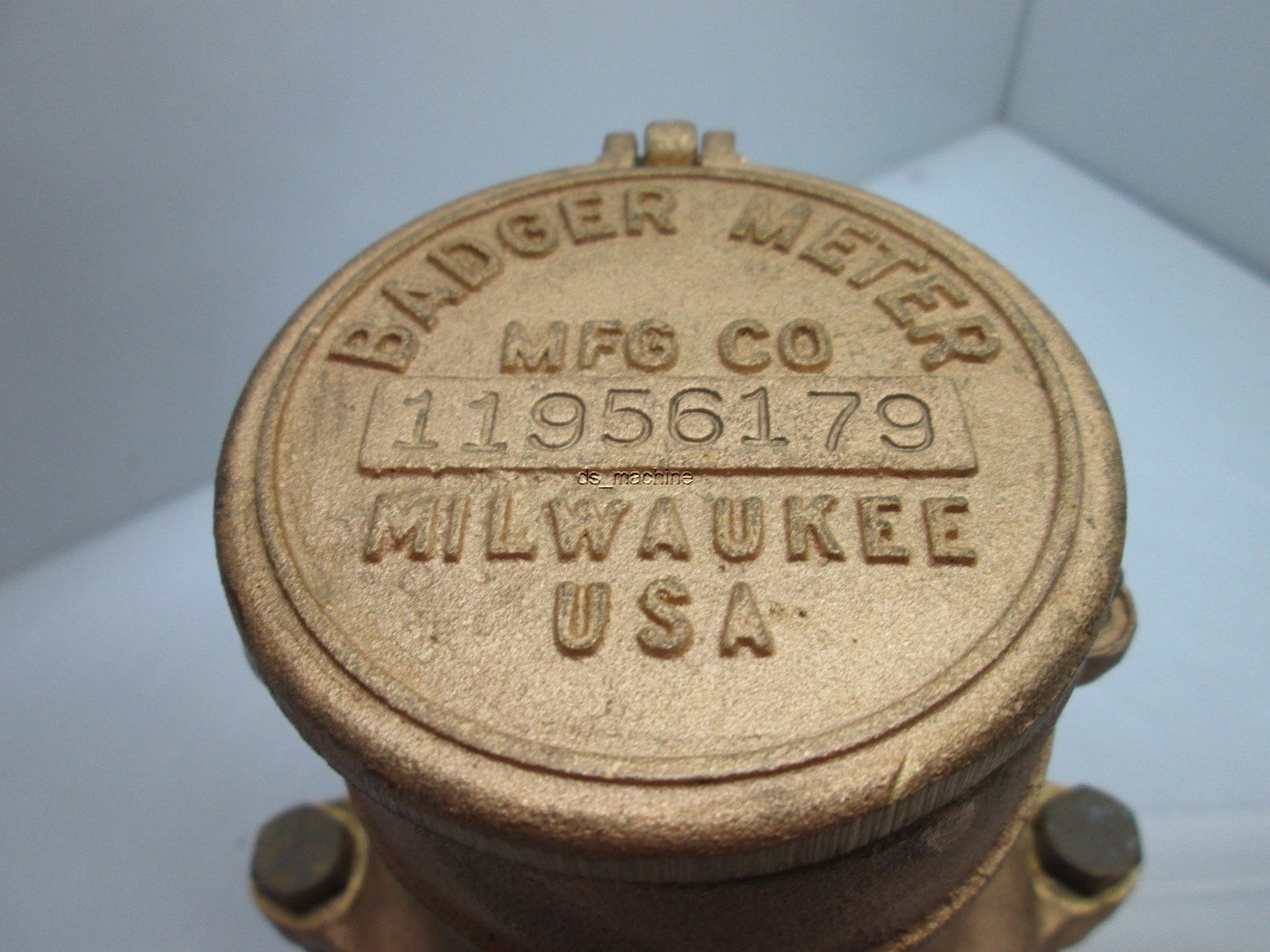 Used Badger 11956179 Flow Meter Dial SOT Gallons, 3/4-SC, 1" NPT
