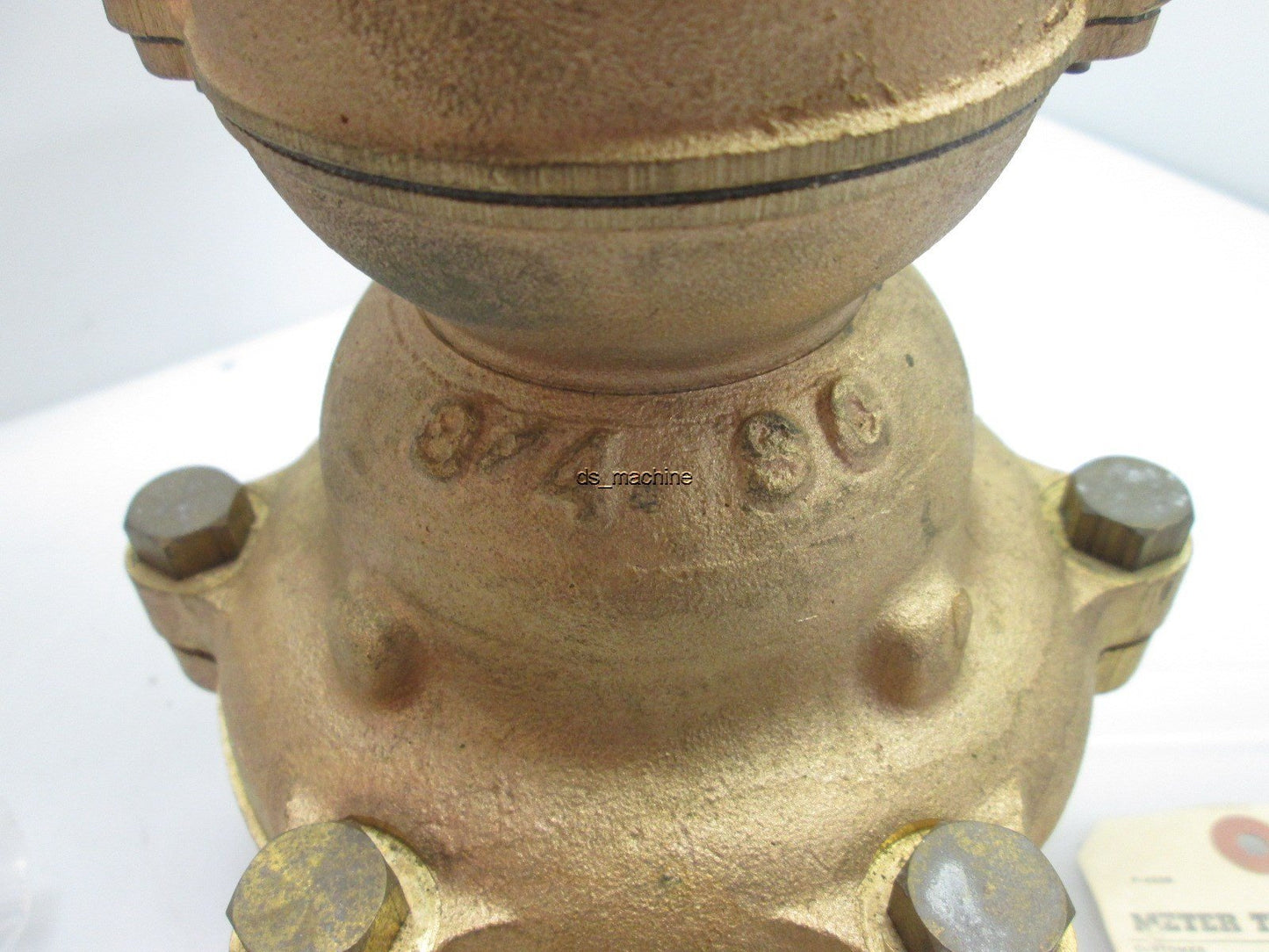 Used Badger 11956179 Flow Meter Dial SOT Gallons, 3/4-SC, 1" NPT