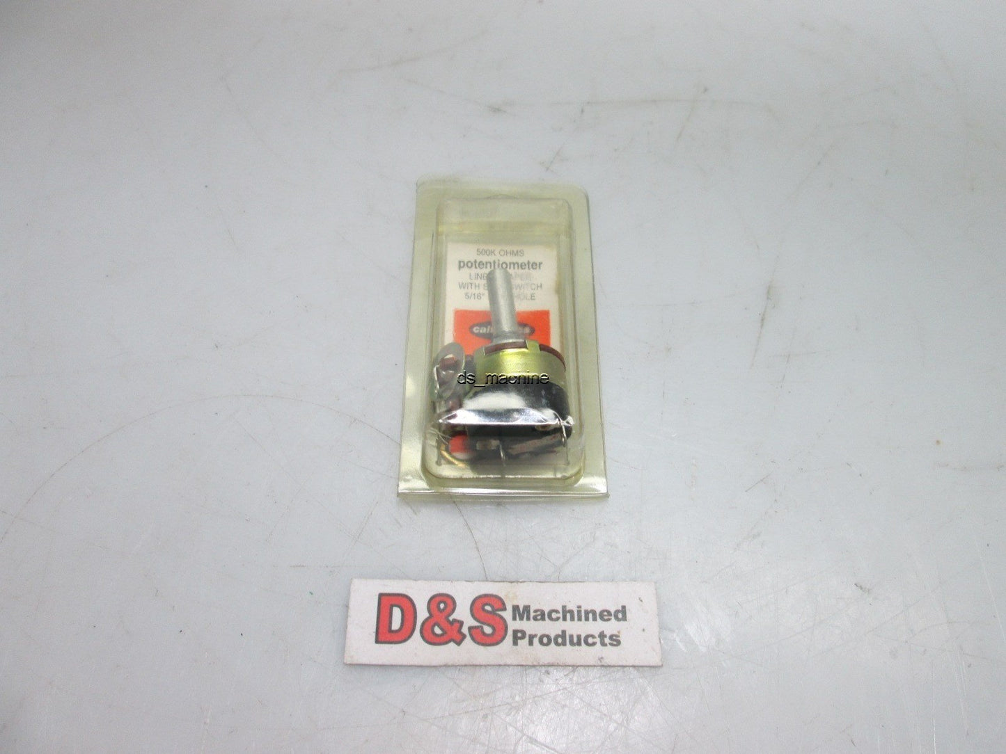 New Caltronics 0287258 500K OHMS Potentiometer Linear Taper w/SPST Switch