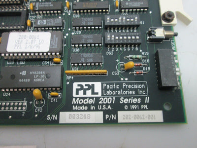 New Other New Pacific Precision Labs 2001 Series-II 202-0062-001 Control Unit Board