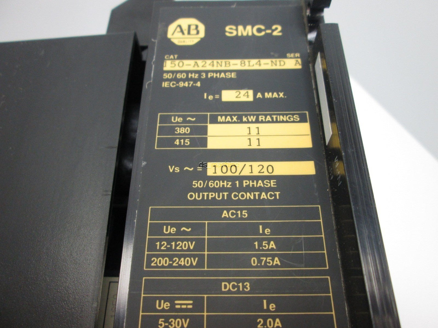 Used Allen Bradley 150-A24NB-8L4-ND SMC-2 Series-A Soft Start Motor Controller