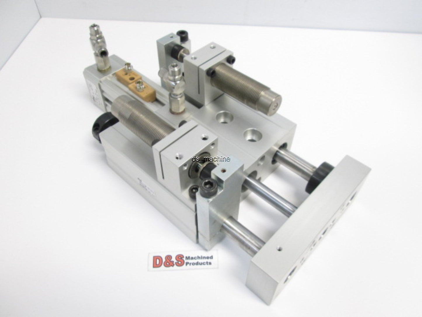 Used PHD SLB74X50 Pneumatic Cylinder with 2 Absorbers