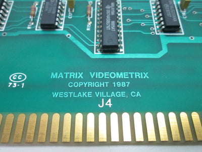 Used Matrix Videometrix 2510049 Board