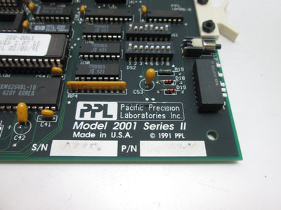 Used Pacific Precision Labs 2001 Series-II Control Unit Board