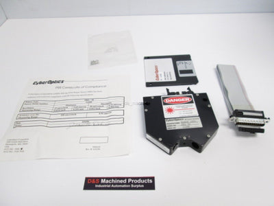 Used CyberOptics PRS-30 Point Range Sensor with Floppy Disk and Connecting Cable