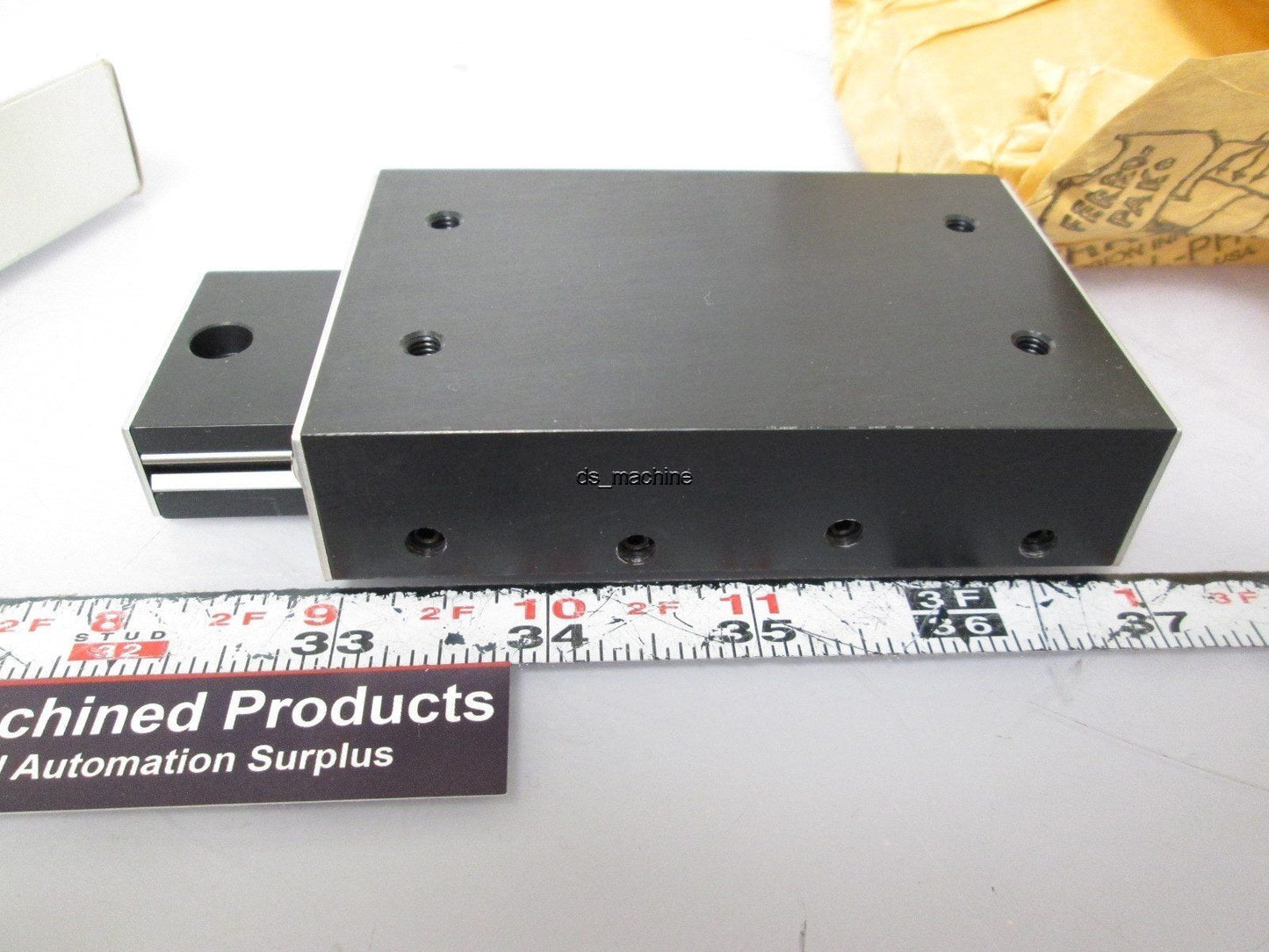 New Del-Tron DT-142 Crossed Roller Linear Slide 2" Travel 352lbs Capacity