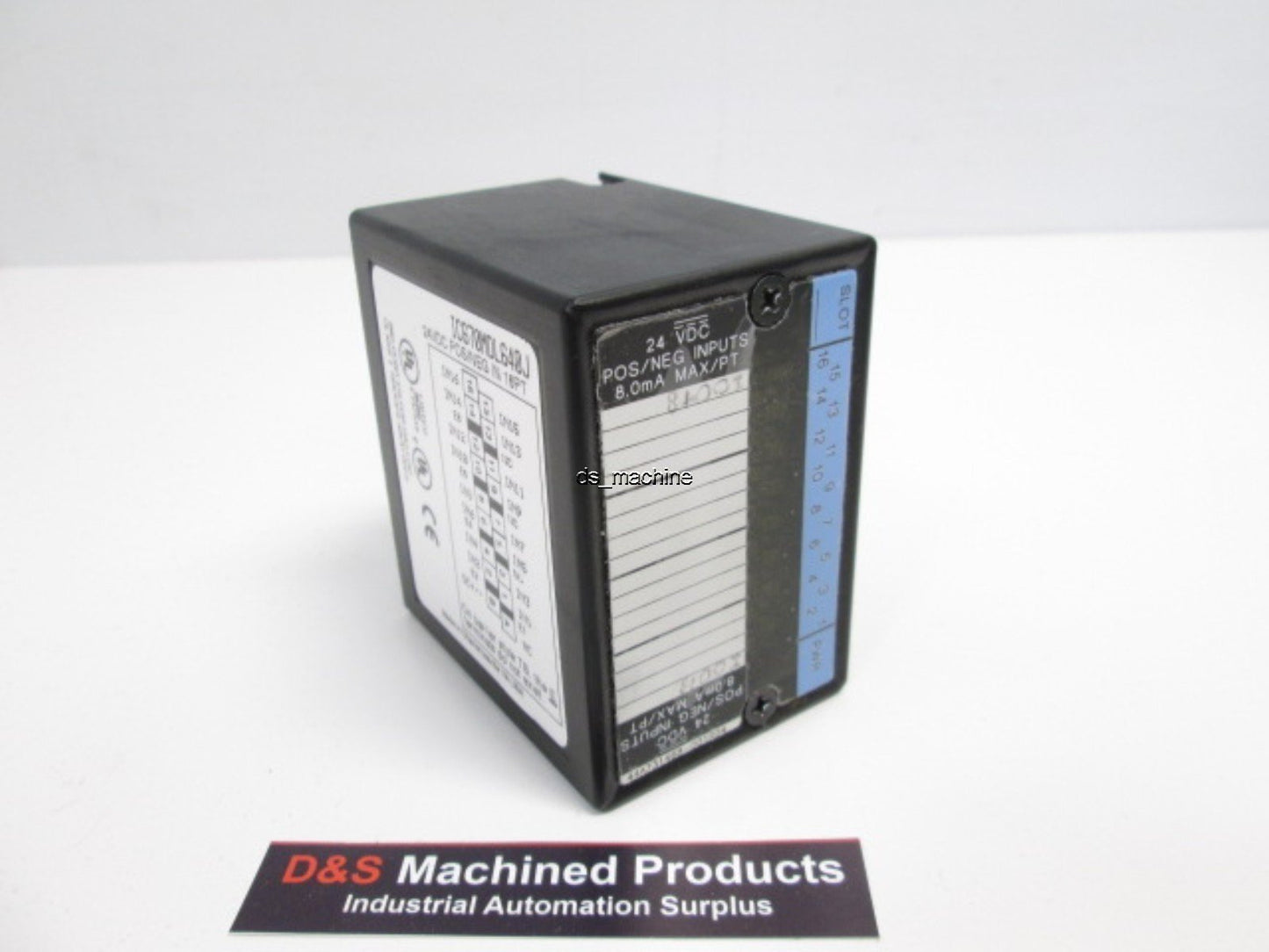 Used GE FANUC IC670MDL640J Input Module 24VDC POS/NEG IN 16PT