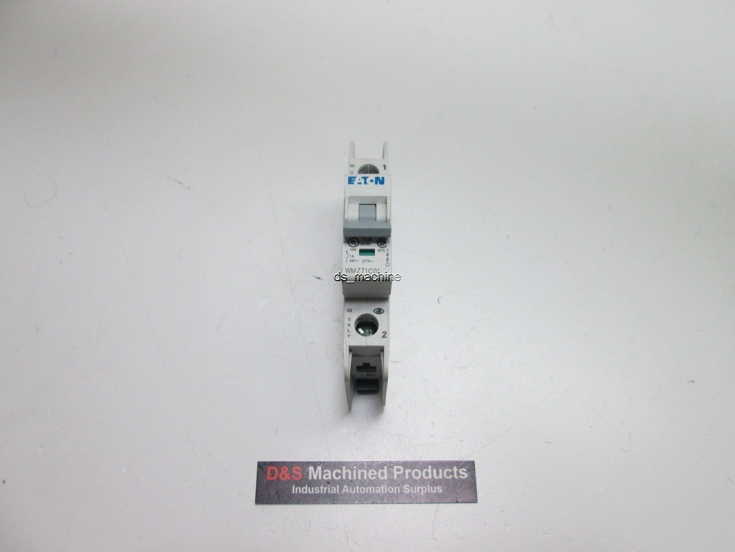 Used Eaton WMZT1C01 1-Pole Circuit Breaker 1A, 277V