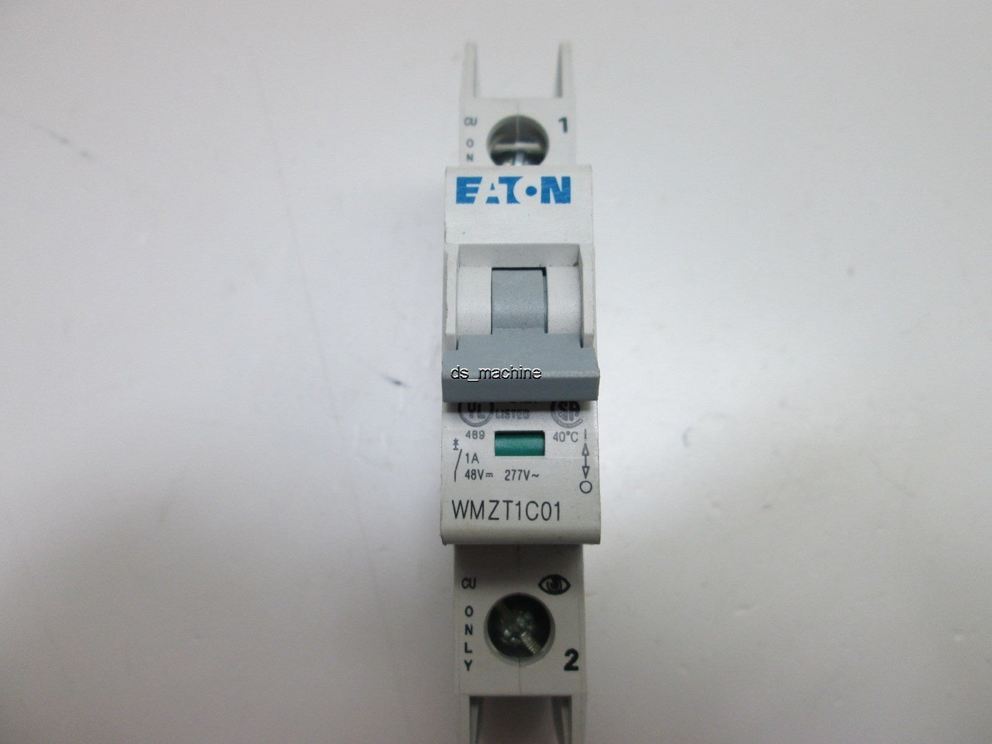 Used Eaton WMZT1C01 1-Pole Circuit Breaker 1A, 277V