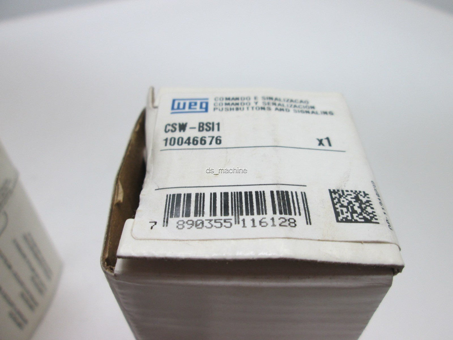 New Lot of 2 New WEG CSW-BSI1 Red Momentary Pushbutton, 22mm