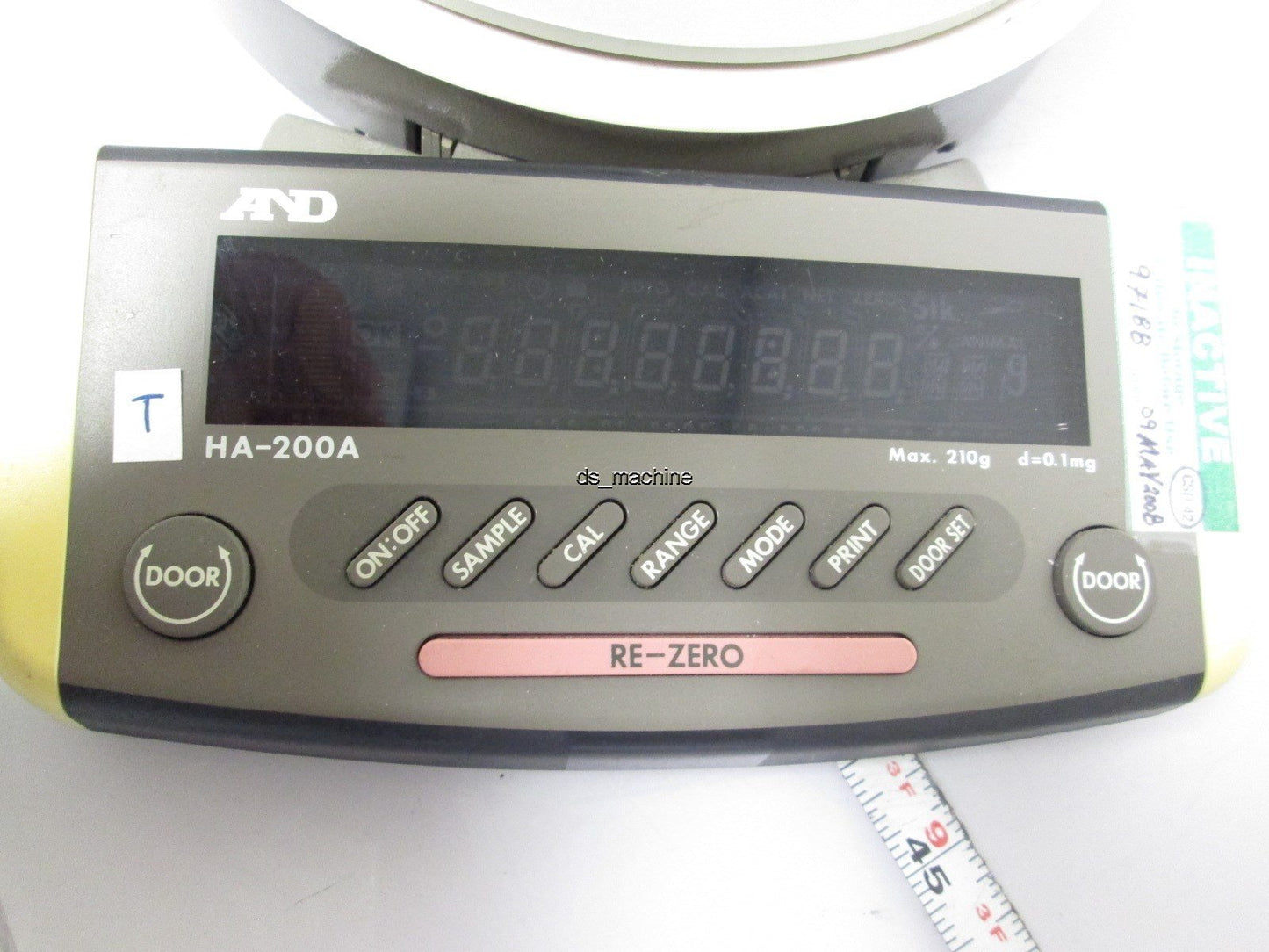Used AND HA-200A Analytical Balance with Automatic Door 15VDC 0.8A w/ Power Supply
