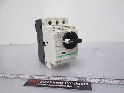 Used Schneider Electric GV2-P05/0.63-1A Manual Motor Starter 480VAC 3 Pole 0.63-1A