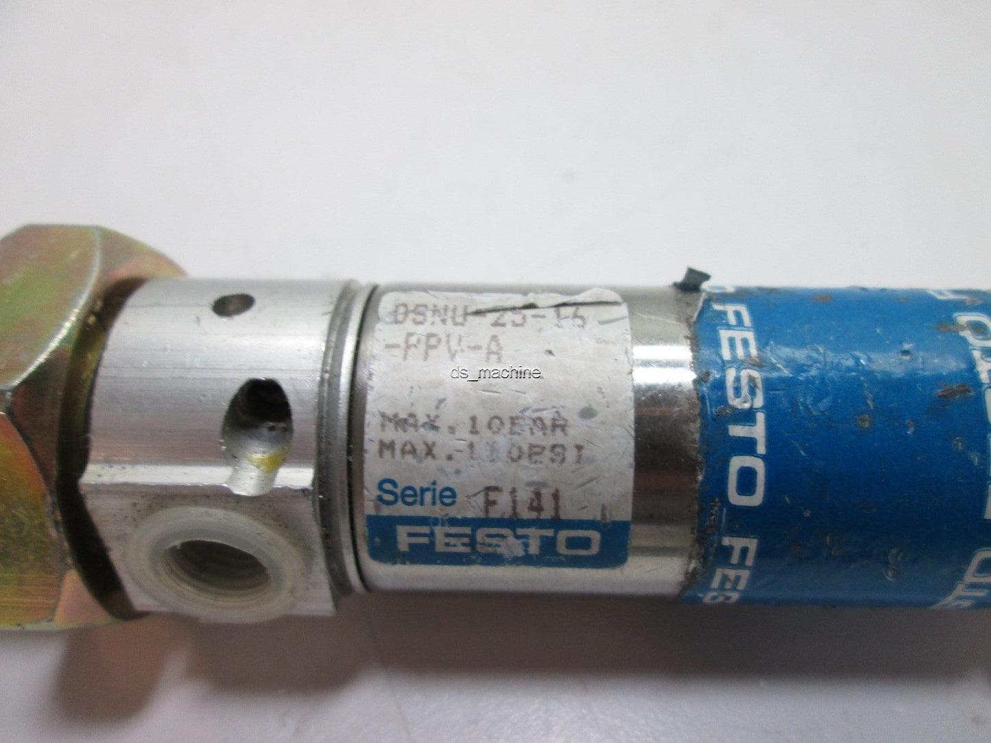 Used Festo DSNU-25-16-PPV-A Cylinder, 16mm Stroke, 10mm Shaft Diameter