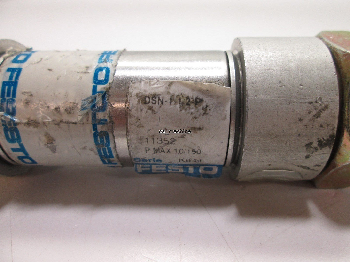 Used Festo DSN-1-1/2-P Cylinder, 1/2" Stroke, 10mm Shaft Diameter, 1/8" NPT