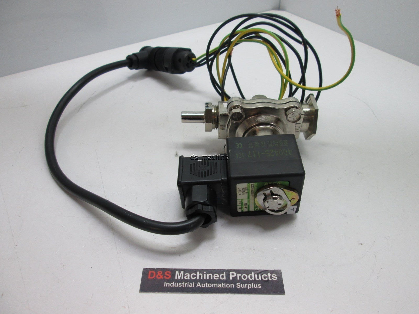 Used ASCO SCXE210C034 V Pneumatic Solenoid Valve 230VAC Control 130PSI