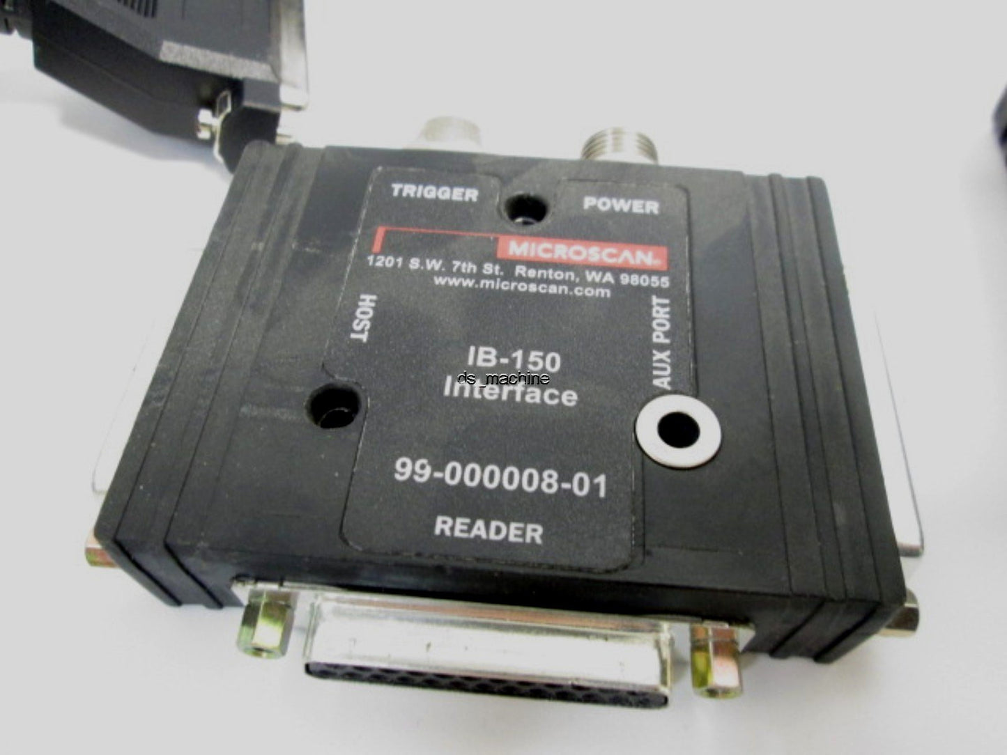 Used Microscan FIS-6700-0003 Quadrus Scanner w/ IB-150 Interface, P/S and Cables