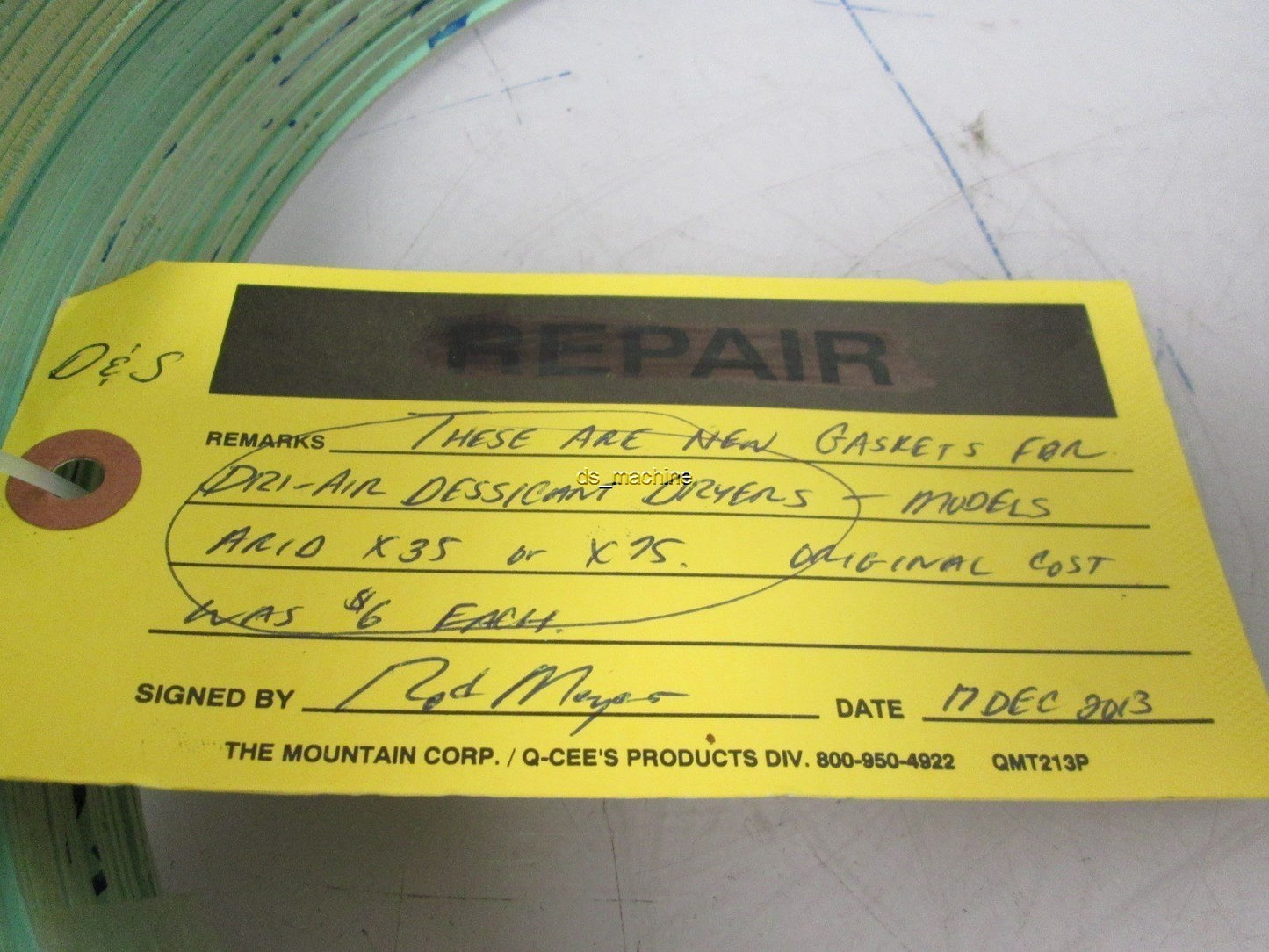 New Lot of 39 New Gasket Seals for Dri-Air Arid X35 or X75 Desiccant Dryers