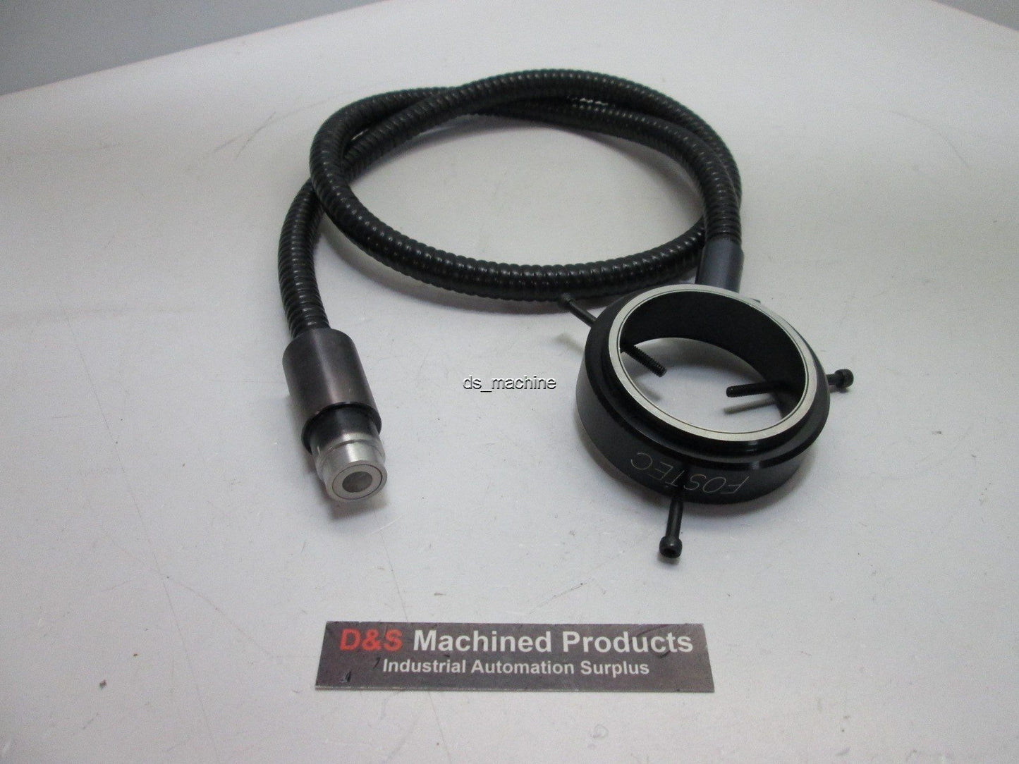 Used Fostec Fiber Optic Ringlight 32" Length, 2" Ring Inner Diameter, 5/8" Input