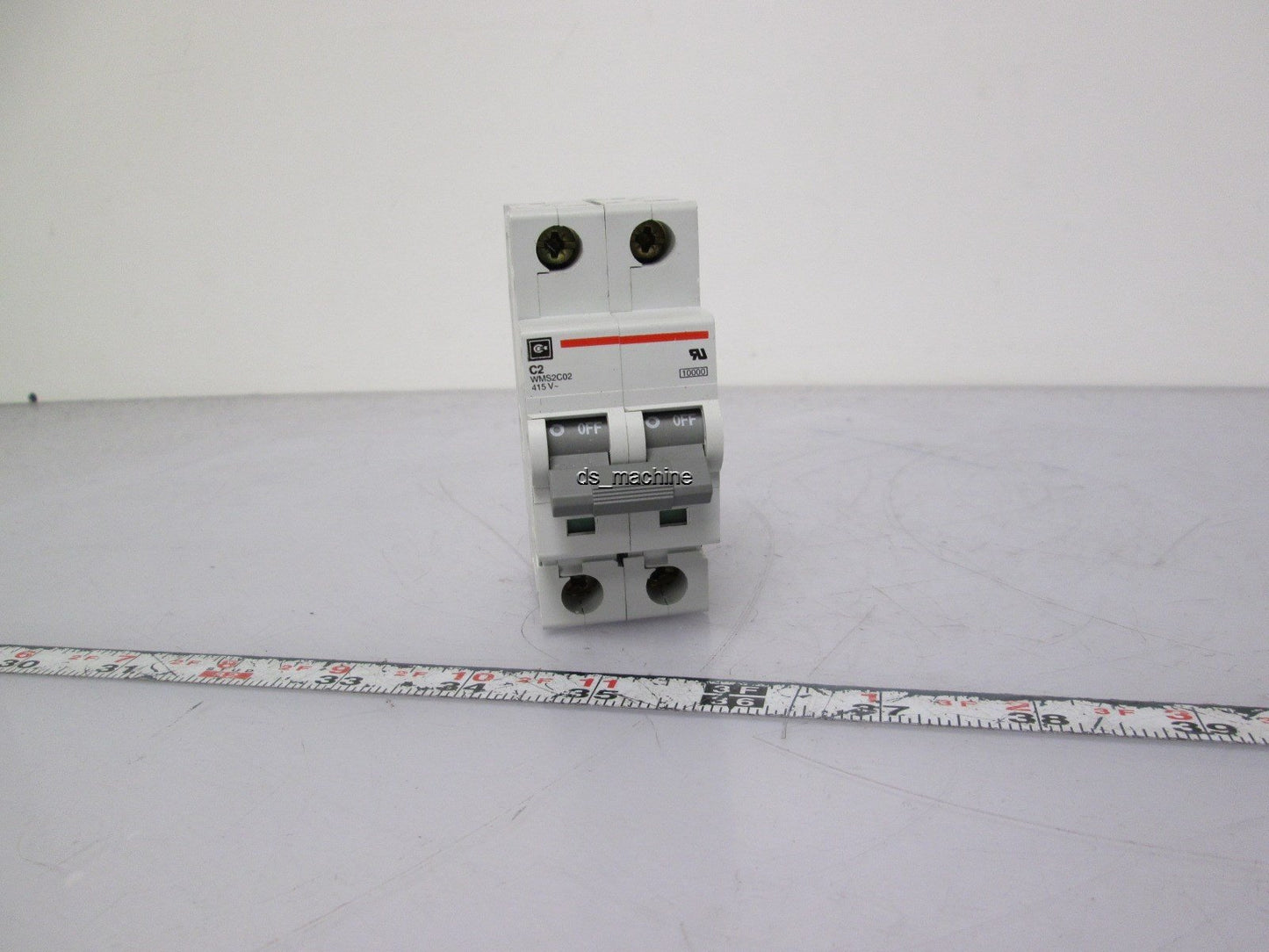 Used Cutler-Hammer C2 WMS2C02 2-Pole 2A Circuit Breaker